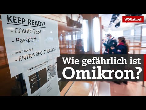 Omikron: In Südafrika entdeckte Corona-Variante breitet sich weiter aus |  WDR Aktuelle Stunde