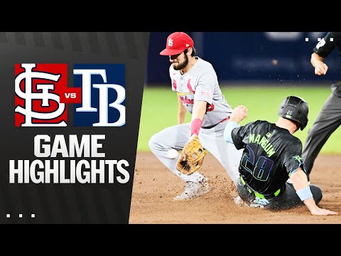 Cardinals vs. Rays Game Highlights (8/22/25) | MLB Highlights