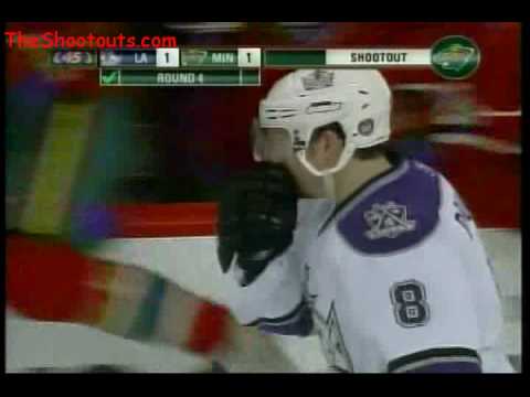 Drew Doughty (LAK) vs. Niklas Backstrom (MIN) Shootout February 24, 2009