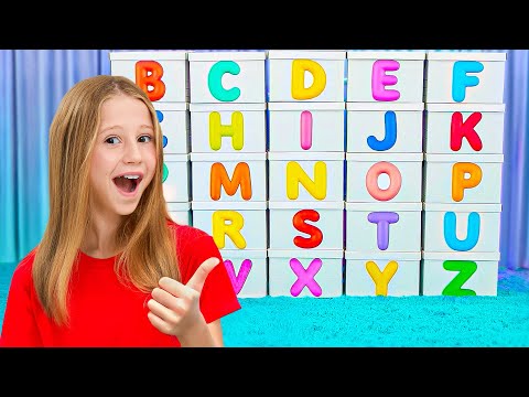 Nastya and friends learn a fun alphabet