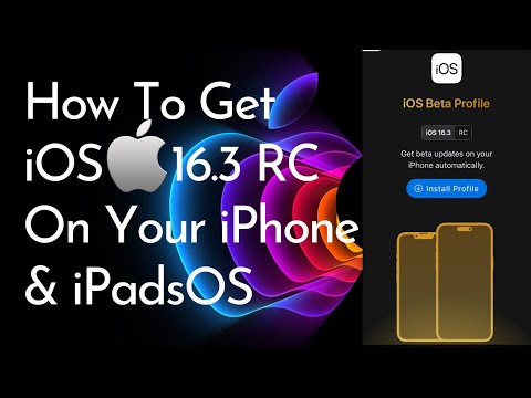 How To Get iOS 16.3 Release Candidate On Your iPhone And iPadsOS (iOS 16.3 RC) 2023.