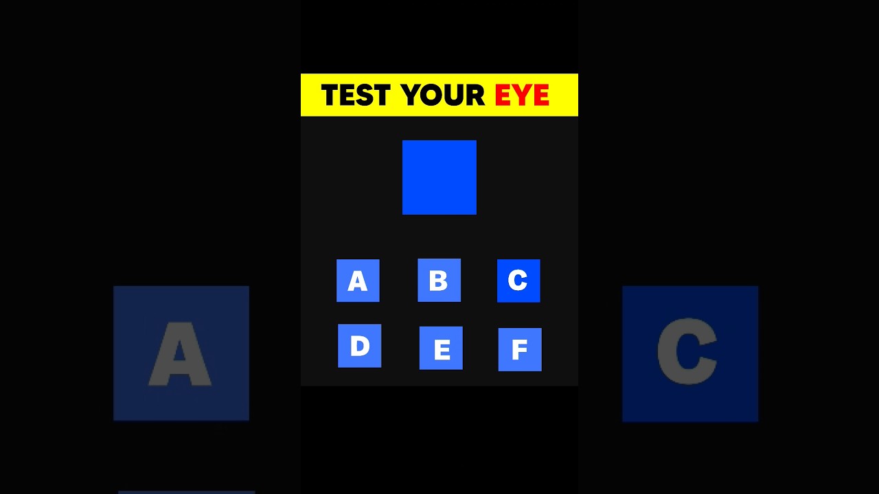 Test Your Eyes Health ➡️ 9 || Eye Test #eyetest #braintest #ytshort