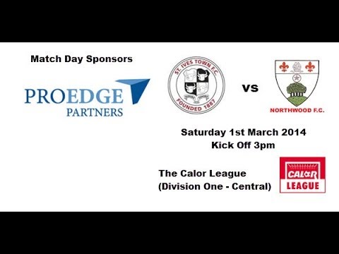 ST IVES TOWN VS NORTHWOOD FC 1/3/14