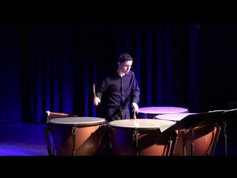 Edward Freytag's "OSTINATA" for timpani performed by Erich Smith in concert 6-19-18