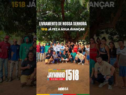 1518 já fez a água avançar | Jayminho 1518 para Deputado Federal