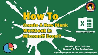 How To Create A New Blank Workbook in Microsoft Excel?