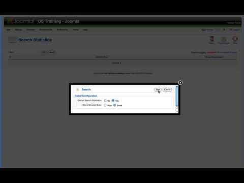 Joomla 1 5 Beginner Lesson 32 Search