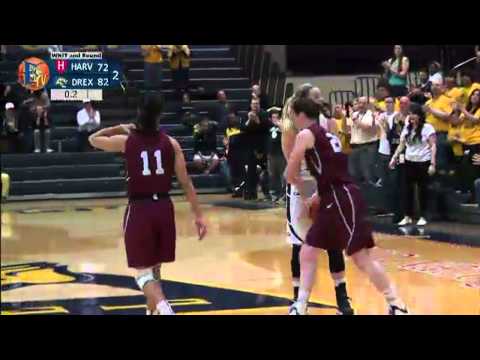 DragonsTV Highlights - WNIT Rd. 2 - Drexel vs. Harvard