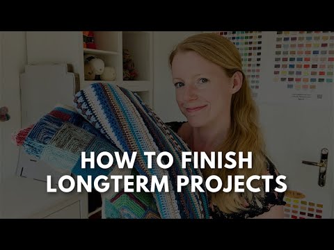 Anna Knitter Podcast Episode #133 - HOW TO FINISH LONGTERM PROJECTS