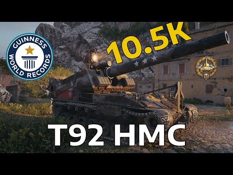 T92 HMC • 10.540 Damage - WORLD RECORD!!!! • WoT Gameplay