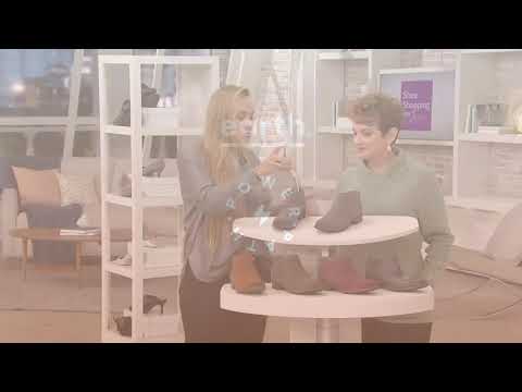 Earth Origins Leather Perforated Ankle Boots - Avani Buxton on QVC