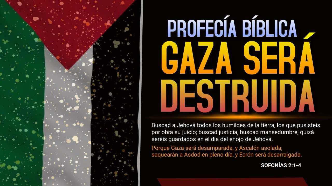 ⚠️ PROFECÍA BÍBLICA ⚠️ Gaza será destruida 🇵🇸