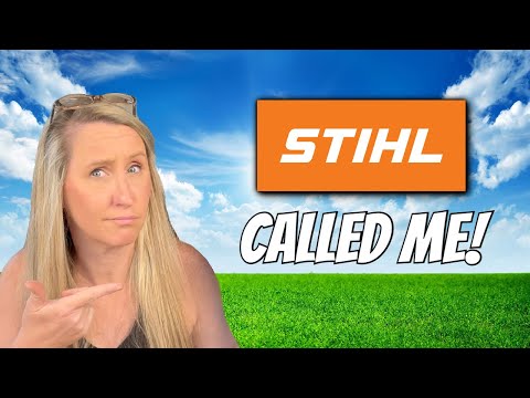 Stihl CORPORATE CALLED ME! Here's What They Said!