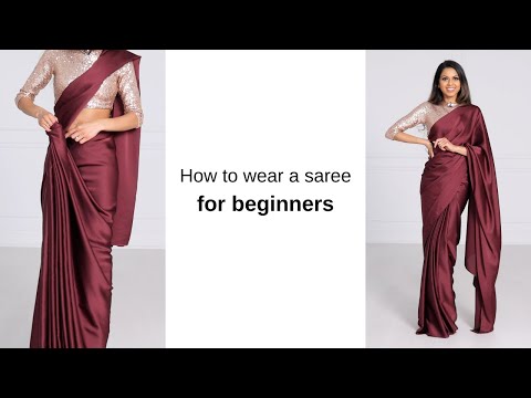 How to Wear Saree for Beginners | lakshmi saree draping | Different Style of Saree | Tia Bhuva