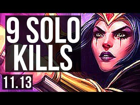 LEBLANC vs VEIGAR (MID) | 13/1/4, 9 solo kills, Rank 6 LeBlanc, Legendary | JP Master | v11.13