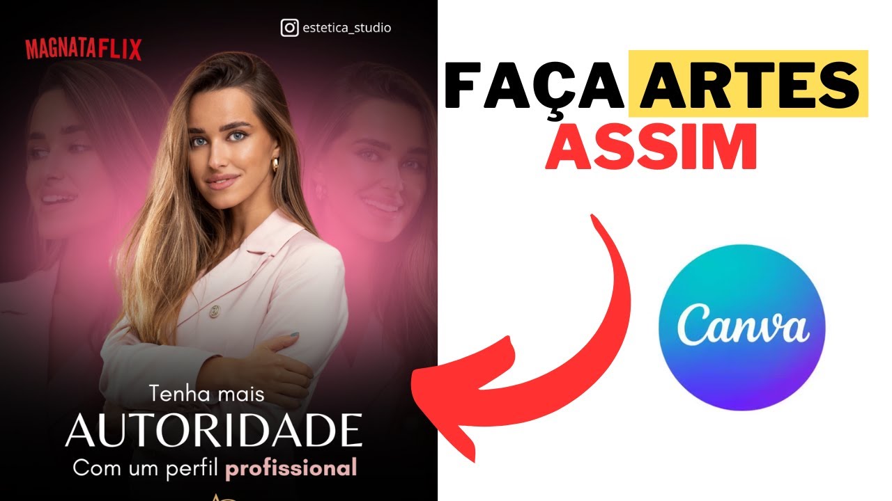 Como FAZER ARTES profissionais no CANVA (PASSO A PASSO)