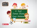 1. Sınıf  Matematik Dersi  Belirli olayları ve durumları referans alarak sıralamalar yapar.  2. sınıf zaman ölçme konu anlatım videomuzda gayet sade ve anlaşılır görseller kullandık. Bir sonraki videomuzda da etkinlikler ... konu anlatım videosunu izle