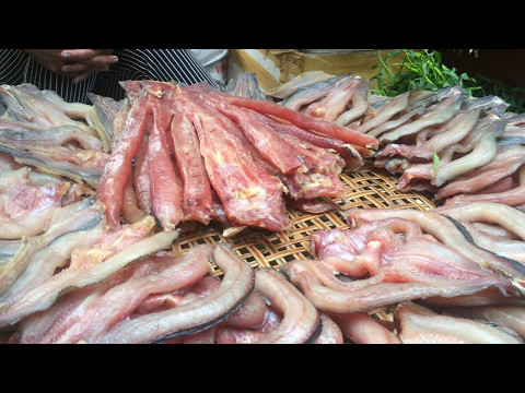 Asian Street Food, Wet Market Food In Phnom Penh City, Cambodia, Street Food In Asia