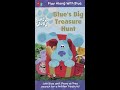Opening To Blue S Clues Blue S Big Treasure Hunt 1999 VHS