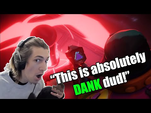 xQc & Chat Reacts To The Valorant Cinematic LORE | (EPIC INSANE OMG)