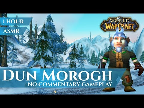 Dun Morogh - Alliance Gameplay, No Commentary (1 hour, 4K, ASMR, World of Warcraft Vanilla)