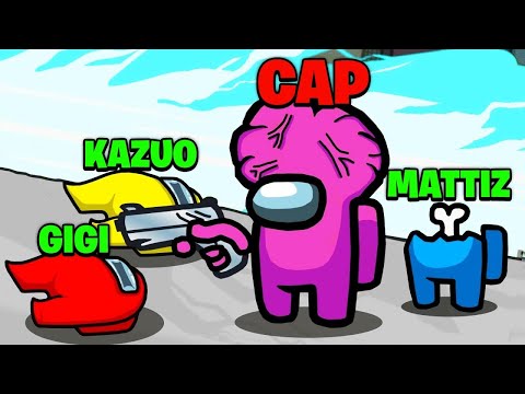 SONO L'IMPOSTORE più FORTE di AMONG US! 😈 con Mattiz, Gigi, Kazu!