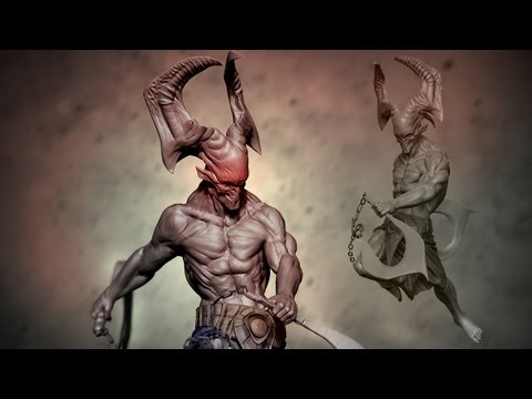 New ZBrush Tutorial Released: Sculpting a Demonic Creature in ZBrush