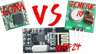 LoRa Module VS nRF24 VS Generic RF Module || Range & Power Test