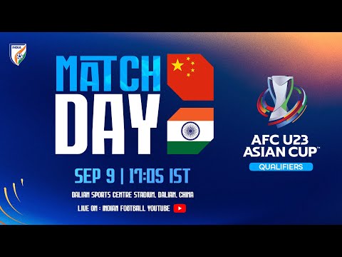 China vs India | AFC U-23 Asian Cup 2024 Qualifiers | LIVE