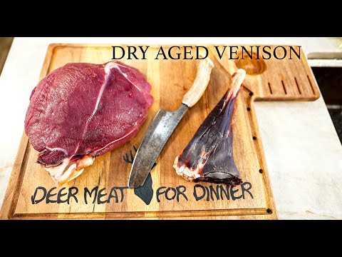 DRY AGED VENISON with GUGA FOODS {Catch Clean Cook} Deer Meat For Dinner