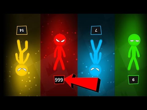 53 - Stickman Party - Tournament Mode 1 2 3 4 Players Random - MiniGames Gameplay