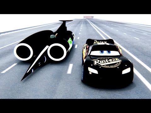 Lightning McQueen Black Edition vs SSC Thrust at Drag Race 20 KM