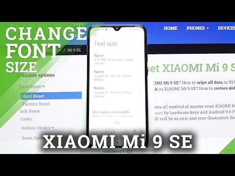 How to Change Font Size on XIAOMI Mi 9 SE – Adjust Font Size