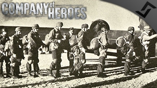 Dropping into Crete - Company of Heroes Battle of Crete Mod - Fallschirmjäger Assault!