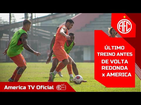 ÚLTIMO TREINO DO AMERICA PARA ENCARAR O VOLTA REDONDA