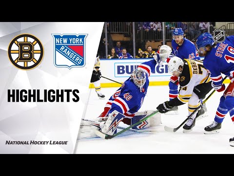 NHL Highlights | Bruins @ Rangers 2/16/20