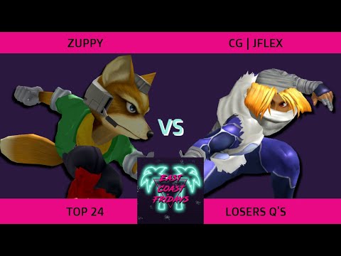 Zuppy (Fox) vs. CG | Jflex (Sheik) - ECF 176 Top 24 Losers Quarterfinals SSBM