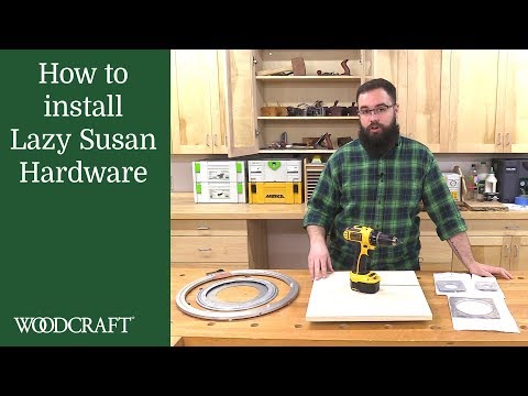 How to install Lazy Susan Hardware
