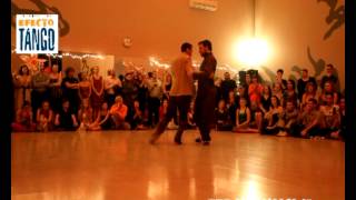 Martin Maldonado y Maurizio Ghella dance Carrillon de la merced on milonga Alma del Fuego