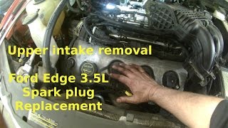 Spark plug replacement Ford Edge 2007 3.5L V6.  How to change your plugs