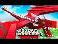 I Survived 100 Days In RLCraft DREGORA In Minecraft Hardcore