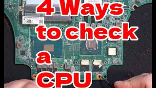 How to spot a faulty CPU - How do we know the CPU is even faulty?
