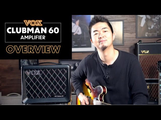 Ampli Guitare Vox Clubman 60 – 50W, 2 Canaux Avec Technologie Nutube, Spécial Pour Guitares Semi-creuses Et Hollow Body