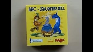 Unboxing ABC Zauberduell (Kinderspiel)