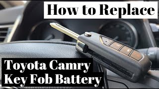 How to Replace 2021 Toyota Camry Key Fob Battery | Eighth Generation