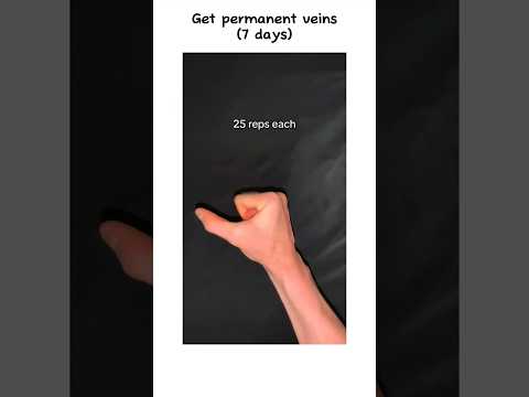 How to get permanent veiny hands #shorts