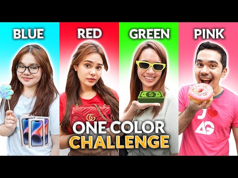 BUYING EVERYTHING IN ONE COLOR FOR 24 HOURS! | IVANA ALAWI