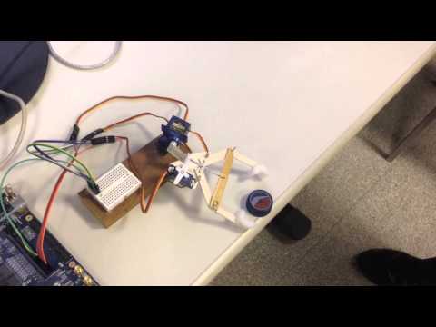 Projeto de Lógica Programável 3Q2014 - UFABC - Braço Robóti