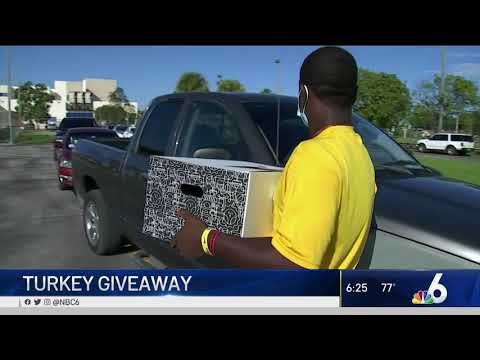 WTVJ 11 16 20 Carey Family Foundation   Turkey Donations 6pm