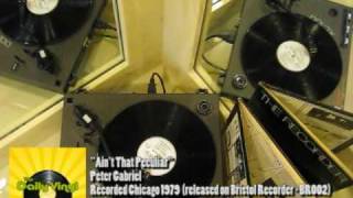 Ain't That Peculiar by Peter Gabriel (RARE! unavailable on CD) [The Daily Vinyl music video #37]